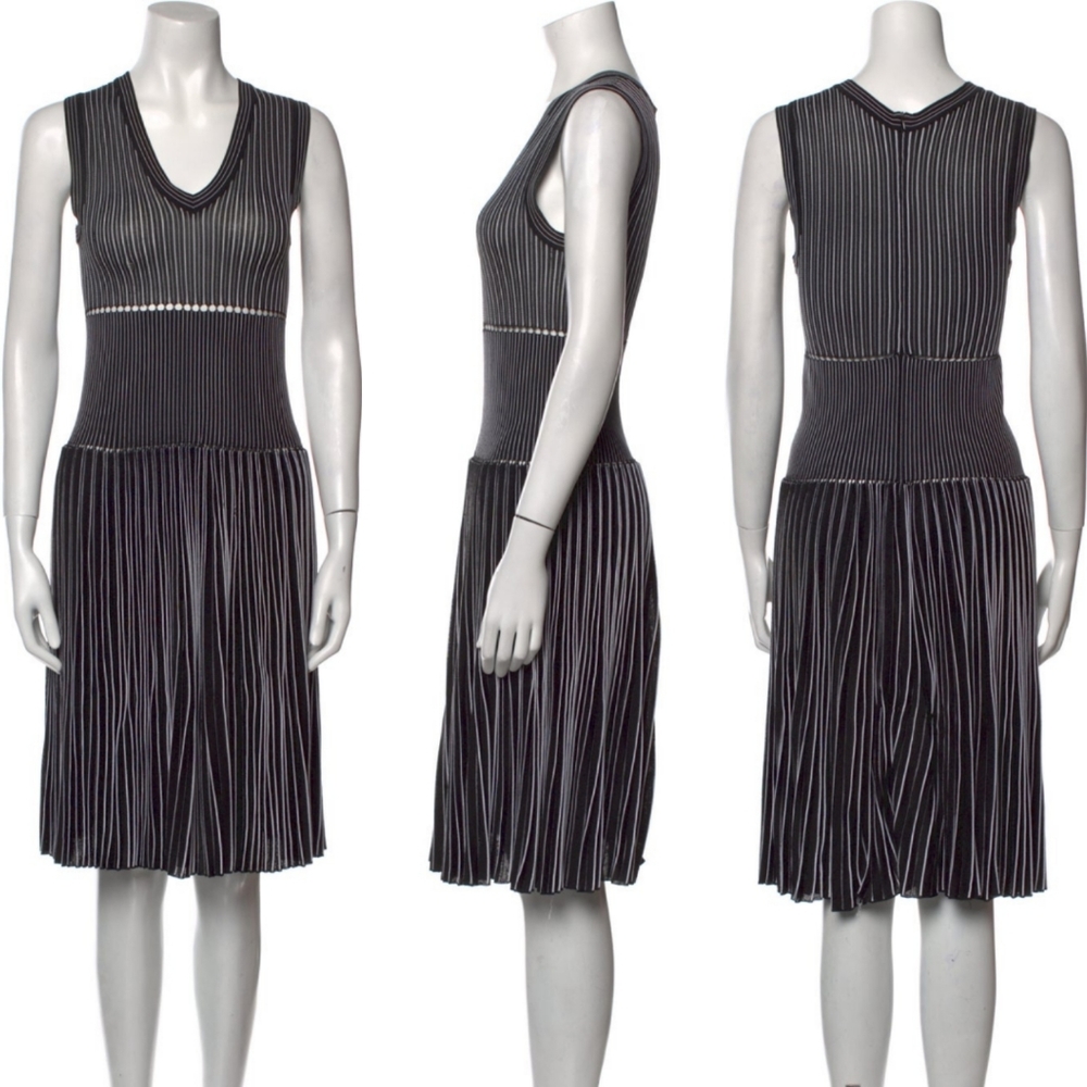 ALAIA knit midi dress